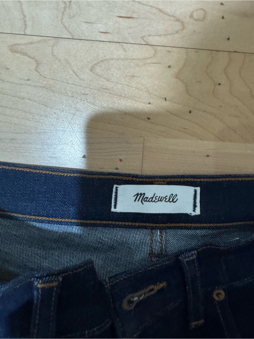 Madewell Dark Blue Flare Jeans - Picture 2 of 12